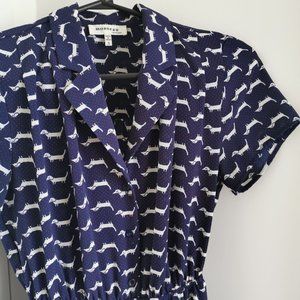 Women's Dachshund Print Dress